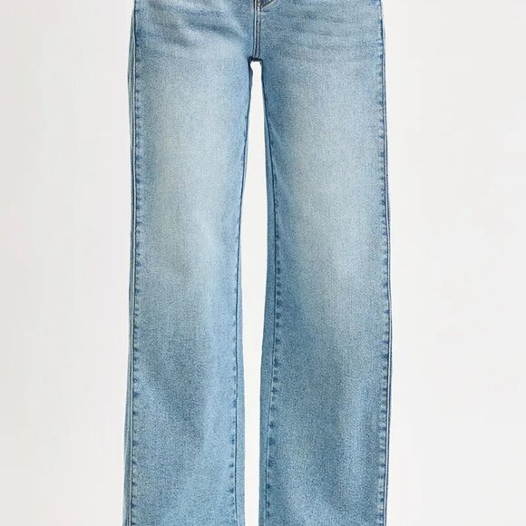 RISEN Mid Rise Wide Barrel Transferable Leg‎ Snap Jeans - Picture 3 of 11